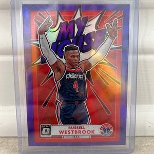 Russell Westbrook optic Donruss my house